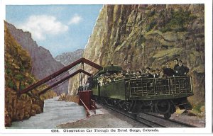 Observation Train Car Through the Royal Gorge Colorado