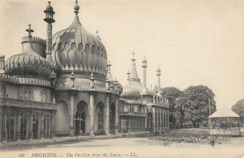 BRIGHTON , England , 1900-10s ; Pavilion from the Lawn