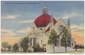 First Baptist Church, Montgomery, Alabama, PU-1953