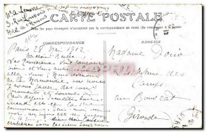 Old Postcard Paris Bastille Square