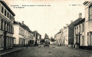 Belgium Audenarde Palais de Justice Oudenaarde Vintage Postcard 08.63