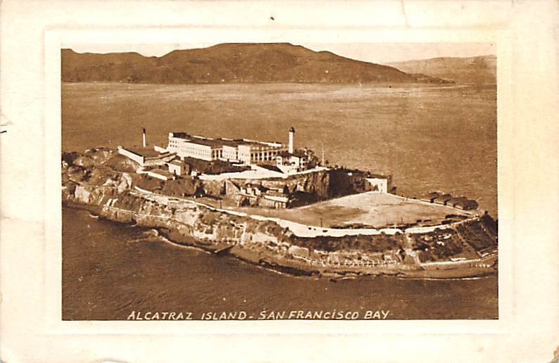 Alcatraz Island San Francisco Bay, California, USA Unused 