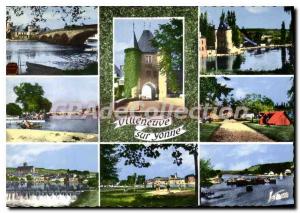 Modern Postcard The Vallee de L'Yonne Villeneuve sur Yonne