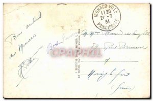 Old Postcard Monaco Exotic Gardens