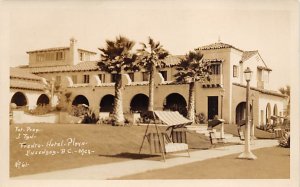 Frence Hotel Plaza, Ensengog - B.C. Mexico Real Photo writing on back writing...