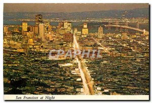 Postcard Modern San Francicso at Night