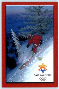 2 ~ 4x6 Postcards SALT LAKE CITY, Utah UT ~ 2002 OLYMPICS Skiing Scenes