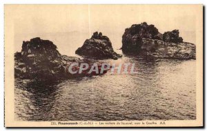 Postcard Old Ploumanac pm The rocks of Squevel to the Pit