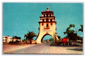Agua CalienteRace Track  La Torre Tower Tijuana Mexico UNP Chrome Postcard H21