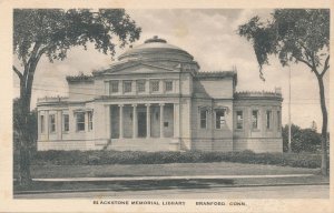 Branford CT, Connecticut - Blackstone Memorial Library - WB
