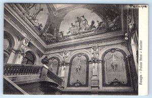 Palace Hotel Escalier PERUGIA Italy Postcard