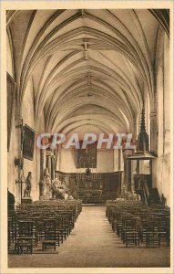 Old Postcard Nancy Interior of the Church of the Cordeliers