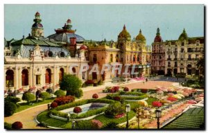 Old Postcard Monte Carlo Casino l & # 39Hotel of Paris