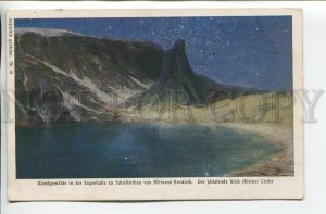 462095 Hermann HENDRICH sleeping giant MOUNT Vintage postcard