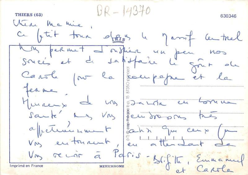 BR14370 Thiers    france