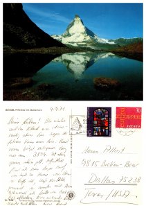 Zermatt Riffelsee mit Matterhorn (6995