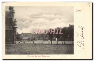 Old Postcard Ghent A Small Corner Beguinage