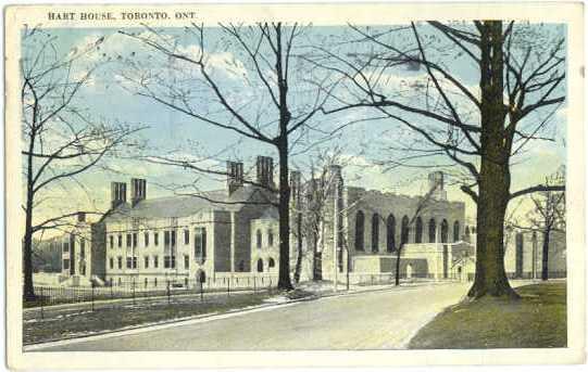 Hart House in Toronto, Ontario, Canada, 1926 White border