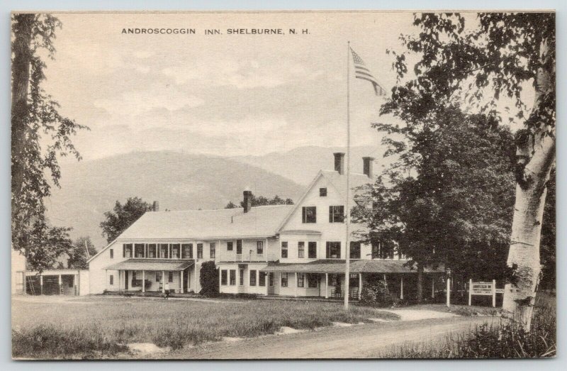 Shelburne NH~Androscoggin Inn~Now Mt Washington Bed & Breakfast~1930s B&W  