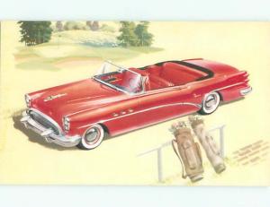 1954 Buick Postcard Ad SUPER CONVERTIBLE 56C CAR AC6116