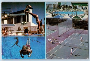 1975 Las Vegas Nevada Postcard MGM Grand Hotel Recreation Grand Sports Complex