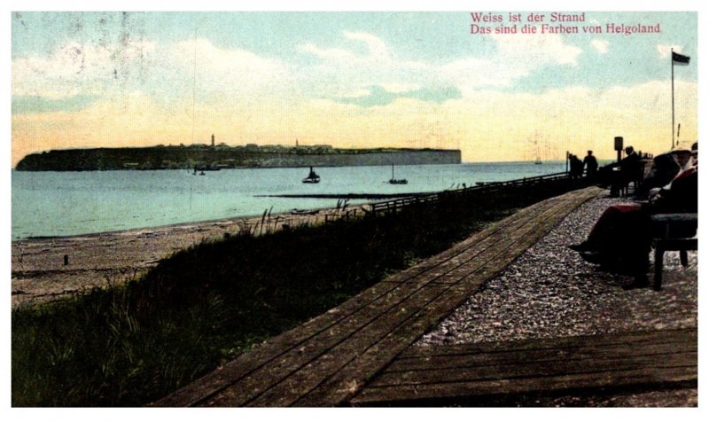 Germany   Heigoland  Von der Dune gesehen