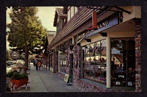 CA View Jensen Store SALVANG CALIFORNIA Postcard