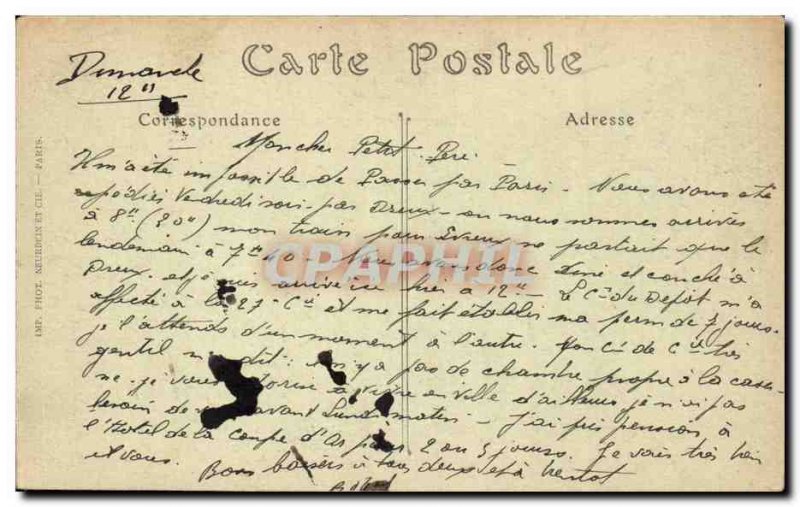 Lisieux Postcard Old Barracks Army Delaunay