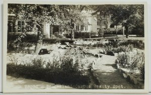 Oklahoma Soonerland Campus, Beauty Spot RPPC Postcard O17