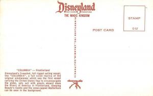 Anaheim California Disneyland Columbia Frontierland Vintage Postcard K26545