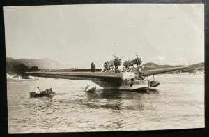 Mint Netherlands Real Picture Postcard Air France Flying Boat Lioere Olivier 24