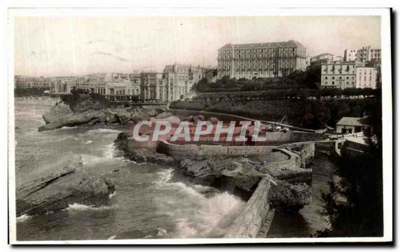 Old Postcard Biarritz Port des Pecheurs