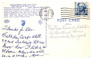 Postcard GOLF COURSE SCENE Pompano Beach Florida FL AS9792