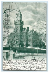 1905 City Hall Building Kingston New York NY Posted Antique Postcard