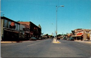 Business District, Lovell WY Great Western Sugar Factory Vintage Postcard V52