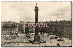 Modern Postcard Paris And Its Wonders and Place Vendome Column of the Great Army