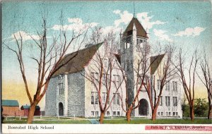 BOSCOBEL HIGH SCHOOL, WISCONSIN Vintage Postcard KG4