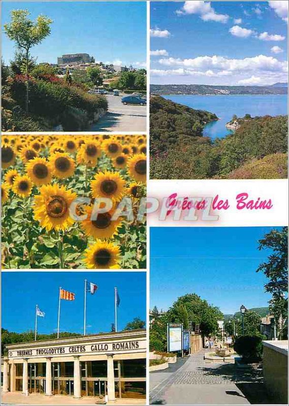 Modern Postcard Souvenir of Greoux les Bains Lumiere et Beaute de Verdon