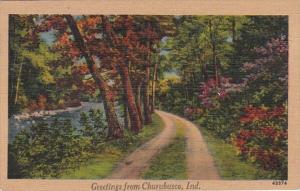 Indiana Greetings From Churubusco 1943