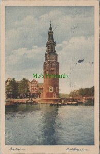 Netherlands Postcard - Amsterdam - Montelbaanstoren  RS25622