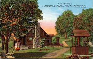 Postcard MO Branson Shepherd of the Hills -  Old Matt's Cabin