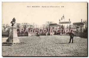 Postcard Old Entree Meudon Observatory
