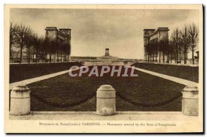 Old Postcard Monument of Pennsylvania has Varennes Army