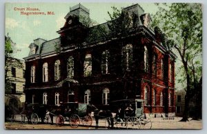 Court House  Hagerstown   Maryland  Postcard