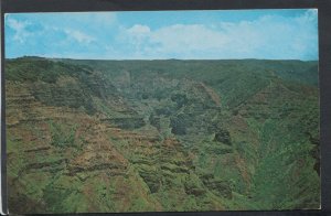 America Postcard - Hawaii - Aerial View of Waimea Canyon, Kauai  RS12251