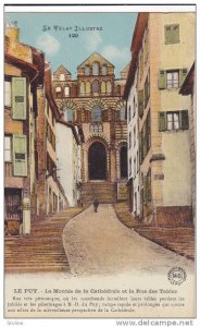 La Montee De La Cathedrale Et La Rue Des Tables, Le Velay Illustre, Le Puy (H...