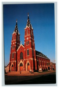 Vintage 1980's Postcard The Basilica of St. Francis Xavier Dyersville Iowa