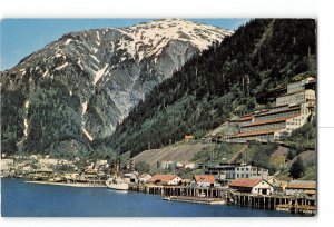 Juneau Alaska AK Vintage Postcard General View