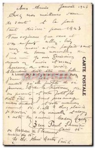 Paris Old Postcard Fountain Medicis