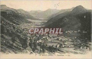 Old Postcard Panorama Le Mont Dore